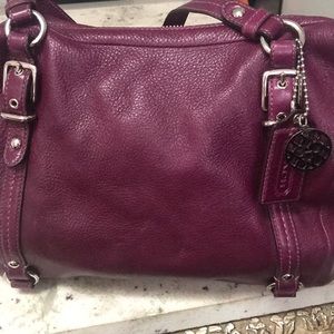 Coach bag authentic in purple